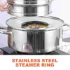 Gift Wrap Stainless Steel Steamer Ring Kitchen Gadget Food Steamers Multi-Functional Rack Household Steaming Pots Accessory Supplies