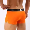 MUITAS MENINOS SEXY BOXER BORNEGRA DE RECULHADO DE MAIOS MAIOS MASCOS MEMINA CONFEITA ALTOMENT CUECA BOXERSHORTS HOMME para alta qualidade