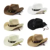 Berretti Stile unico Teschio in metallo Decori Cappello Cowboy Western Unisex