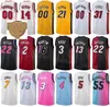 Finals 2023 Basketball Printed Caleb Martin Jersey 16 Kevin Love 42 Cody Zeller 44 Jimmy Butler 22 Max Strus 31 Bam Adebayo 13 Gabe Vincent 2 Black Red White Man Youth