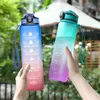 water bottle 1L Large Capacity Space Spring Cap Student Portable Water Bottle Outdoor Travel Bpa Free Sports Cup P230530