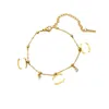 Damen-Marken-Designer-Briefketten-Armbänder, hochwertiges 18-Karat-Gold-plattiertes Edelstahl-Armband, Gliederketten, Armreif für Männer und Frauen, Liebhaber, Valentinstag, Party-Schmuck