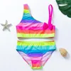 Dames badmode grote meisjes kwast tankini pak 5-14y 2023 tweedelen zwart zwempak voor zomer strandkleding kinderen baden G1-9015