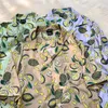 Camicette da donna Durian Fruit Full Print Tooling Camicia a maniche corte con collo cubano retrò Camicie da uomo Camicie estive Thailandia Giacca casual