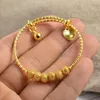 Bangle Boy Girls Gold Color Bangles For Baby Child 3-10 Years Old Arab/Ethiopian Bridal Wedding Bracelets /Party Gifts