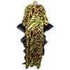 Ubrania etniczne afrykańskie afrykańskie dla kobiet sukienki z Dubaju 2023 Boubou muzułmańska moda mody caftan marocain Wedding Specasions Djellaba