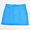 Skirts New 2023 Sexy Tight Short Spring/Summer Fashion Solid Color Stamped Diamond Office Women's Club Body Skirt P230529