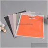 Packing Bags Nonwoven Plastic Clothing Bag Tshirt Pouch Reclosable Clear Clothes Packaging Travel Storage Costume Drop Delivery Offi Dhnml