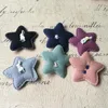 Fermagli per capelli all'ingrosso 40 pezzi fatti a mano tessuto fai da te stelle Kawaii bottone patch adesivo artigianale con decorazione di gioielli per ragazze in forma animale