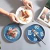 Plates 1Pcs/8inch Creative Japanese Steak Hand-painted Ceramic Plate Of Pasta Dish Kitchen Utensils Home For Decor Gift