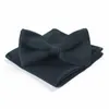 Bow-slipsar Bowtie Handdukuppsättning Stickning Mens Justerbara vuxna företag Förbundet smokingdräkt HJ75