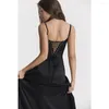 Casual Jurken Soolasea 2023 Sexy Spaghetti Backless Zomer Vrouwen Zwarte Lange Feestjurk Y2k Mouwloos Tie Up Skinny maxi Avond