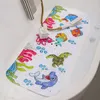 Коврики для ванны Большой милый мультипликационный коврик из мультипликационного изделия из коврики для ванны с подсказом с присосками мягкая массажная панель детская ковер для ванной комнаты 230530