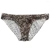 Underpants 3/6PCS Mens Briefs Sexy Leopard Print Underwear Breathable Comfortable Bikini Male Panties Low Rise Lingerie