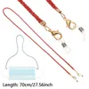 Chaînes de lunettes Chaînes de lunettes Masque facial Collier Sangle Anti-dérapant Porte-corde de lunettes Cordon Cou Sangle de lunettes de soleil Lunettes pour hommes W233o