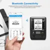 Printers NETUM Bluetooth Thermal Label Printer Mini Portable 58mm Receipt Printer Small for Mobile Phone Ipad Android / iOS NTG5