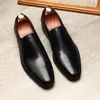 Brandneue Luxus Herren Penny Loafer Schwarz Braun Oxford Schuhe Echtes Leder Handgefertigte Slip On Kleid Schuhe Herren Freizeitschuhe