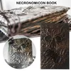 Objets décoratifs Figurines Halloween Necronomicon Dark Magic Prop Demon Evil Dead Summon Book Autel Cérémonie Décor Bureau Halloween Décoration 230530