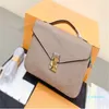 Bolsa de ombro de estilistas de alta qualidade de 2023 top de 2023 Bola oxidante de couro Pochette elegante Messenger Bag Luxury Crossbody Shopping Bolsa