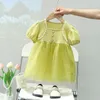 Robes de fille Summer Baby Fashion Splicing Princess Dress Born Clothing 0-3year Girls