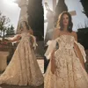 Superbes robes de mariée A-ligne sans bretelles sur l'épaule 3D demandeurs de fleurs robe de cour dos nu sur mesure fermeture éclair grande taille robe de mariée Vestidos De Novia