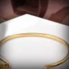 23ss Moda Mulheres Pulseiras femininas designer pulseiras Jóias Diamante inserir logotipo Abertura e fechamento Latão banhado com ouro 18k Ornamento de alta qualidade a1