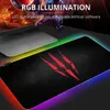 Rests Gaming Mouse Pad Witchers RGB Backlight Mat 900x400 Gamer XXL Computer Mousepad CS Go GO Nonslip Rubber LED Mat de bureau pour tapis PC