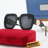 Moda tasarımcı güneş gözlüğü yeni büyük çerçeve kare gözlükleri açık plaj güneş gözlüğü erkekler kadınlar 5 renk isteğe bağlı üçgen imza A37