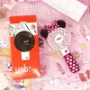 Cartoon Luminous Small Fan Portable USB Charging Handheld Mini Student Summer Outdoor Portable Fan Travel Outdoor Gift