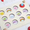 Kids Toys Memory Match Games Games Fruit Animals Cognição Montessori Toys interativos educacionais para crianças de 3 a 6 anos