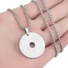 Pendentif Colliers Nedar 5 Yen Coin Japonais Lucky Collier Hommes Femmes Clavicule Chaîne Charme Personnalité Cadeau Religion En Acier Inoxydable Jewelr