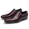 Echtes Leder Herren Loafer Schwarz Weinrot Schuhe Slip On Carving Loafer Freizeitschuhe Hochzeit Büro Sommer Kleid Schuhe für Männer