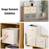 Basket Collapsible Non Woven Fabric Storage Collection Organizer Cube for Clothes Sundries Closet Organizer Storage Basket Colors