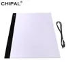 Tablettes CHIPAL A3 LED tablette de dessin tablette graphique numérique Artcraft traçage boîte à lumière copie conseil diamant peinture table d'écriture