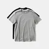 Мужские футболки, брендовая футболка, хлопковая мужская футболка высокого качества с коротким рукавом для мужчин, одноцветные мужские топы для отдыха, футболки 484 299