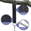 Camp Furniture One Pair Tree Swing Hanging Kit Hammock Straps Camping Hiking Belt Holds 300KG Perfect For Hammocks Seats