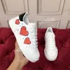 Topp nya designermärke kvinnor män mode sneaker casual skor tränare skor läder andas för förändring utomhus sport sneakers