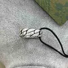 bijoux de créateur bracelet collier anneau accessoires imbriqués creux hommes femmes large anneau étroit motif entrelacé chaîne à maillons