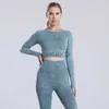 Dames Trainingspakken LANTECH Vrouwen Sportpakken Sets Gym Fitness Broek Squat Sportkleding Leggings Shirt Oefening Sport Actieve Tops Kleding J2305