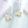 Boucles d'oreilles pendantes Hongye Ful femmes mode couronne de fleurs creuses suspendues Brinco goutte pour Vocation bijoux cadeau