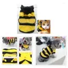 Chat Costumes Chien Vêtements Mignon Bumble Bee Dress Up Costume Vêtements Manteau Vêtements Fournitures Pour Animaux Gilets Produits Maison Jardin