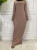 Ethnische Kleidung All-Match Ankünfte Muslim für Frauen Abayat Kleid Naher Osten Dubai Abaya Türkei Kaftan Islamische Kleidung Femme Arabisch Vestido 230529