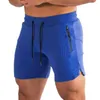 Gym Roupos Men Men Workout Short Shorts Sports Sport de Bodybuilding Rápida com bolso