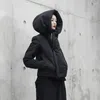 여자 재킷 Owen Seak 여성면 코트 고딕 양식 의류 겨울 먼지 바람발기 검은 재킷