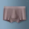 Cueca masculina cuecas shorts homme 60s calcinha modal homem homem sólido antibacteriano látex 3d bolsa masculina Cueca calzoncillo