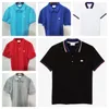 Polos masculinos T Shirts Polo Homme Summer Shirt bordado T-shirts High Street Trend Shirts Top Tee S-2XL