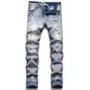 Amirir jeans män jeans designer mager byxor hål denim man rak ben smal fit blixtlås hip hop cyklister motorcykelbyxor 246 amirir skjorta denim teers jeans