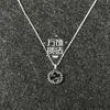 bijoux de créateur bracelet collier bague Ancien jumeau Sterling Twist collier alphabet femme trompette ins chandail chaîne