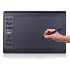 Tablets 10x6 Zoll Professionelles Grafik-Zeichentablett 12 Express-Tasten mit 8192 Stufen Batteriefreier Stift Unterstützt PC-Laptop-Anschluss