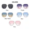 Lunettes de soleil Fashion Vintage en acier inoxydable Pochromic Sun Glasses Femme des lunettes de caméléon avec boîte Gift